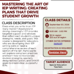 Mastering the Art of IEP Writing: Creating Plans that Drive Student Growth