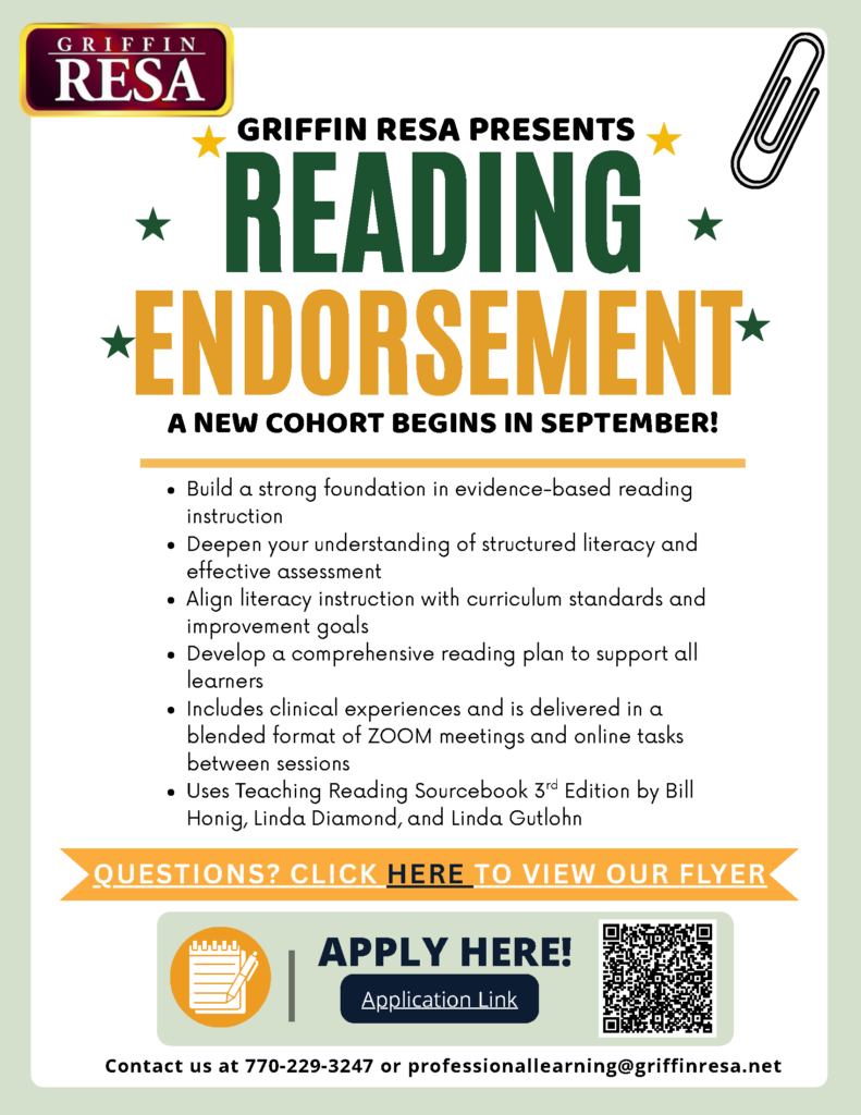 New K-12 Reading Endorsement Cohort Forming Now