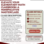 A Manipulative Masterclass: Elevate Your Math Classroom