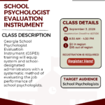 School Psychologist Evaluation Instrument Training
