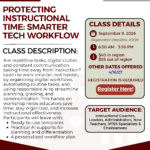 Smarter Tech Workflow: Protecting Instructional Time