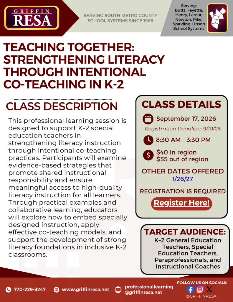 Strengthening Literacy Through Intentional Co-teaching in K-2