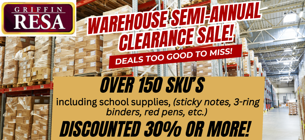 Warehouse Annual Clearance Sale–School Supply deals too good to miss!