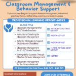 Strengthen Classroom Management and Student Behavior