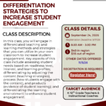 Differentiation Strategies to Increase Student Engagement