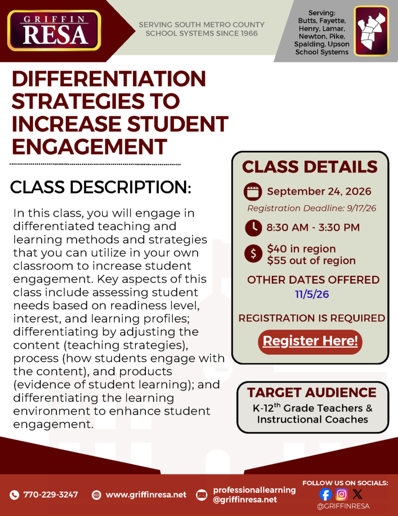Differentiation Strategies to Increase Student Engagement
