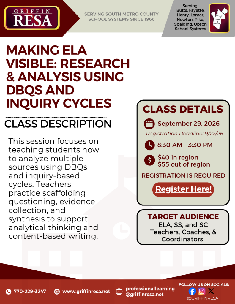 Research & Analysis Using DBQs and Inquiry Cycles