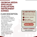 GA Media Specialist Evaluation Instrument