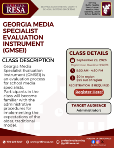 GA Media Specialist Evaluation Instrument