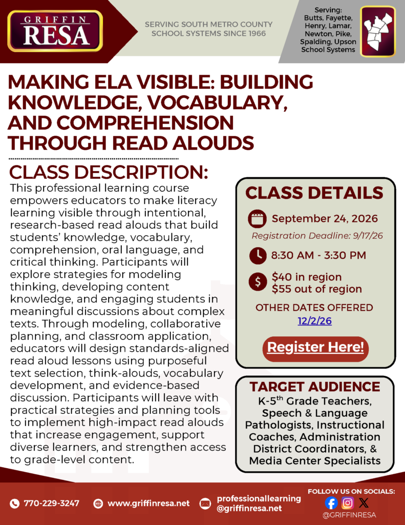 Building Knowledge, Vocabulary, and Comprehension through Read Alouds