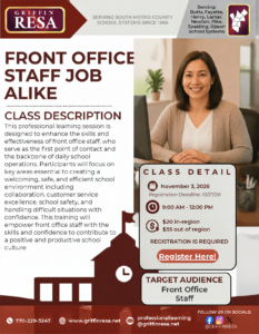 Front Office Staff: Your Role Sets the Tone! November 3rd