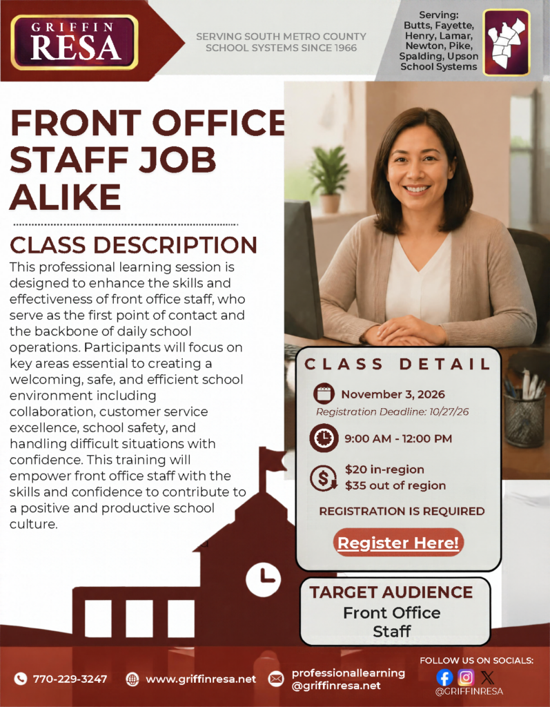 Front Office Staff: Your Role Sets the Tone! November 3rd