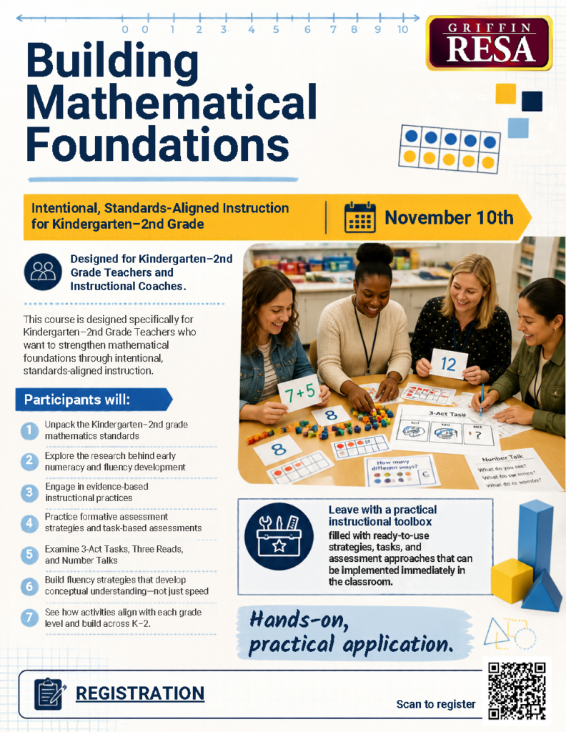 K-2 Math in Action: From Standards to Classroom Practice: November 10th